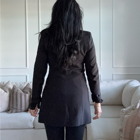 Zara Black Double-Breasted Blazer - Picture 4 of 6